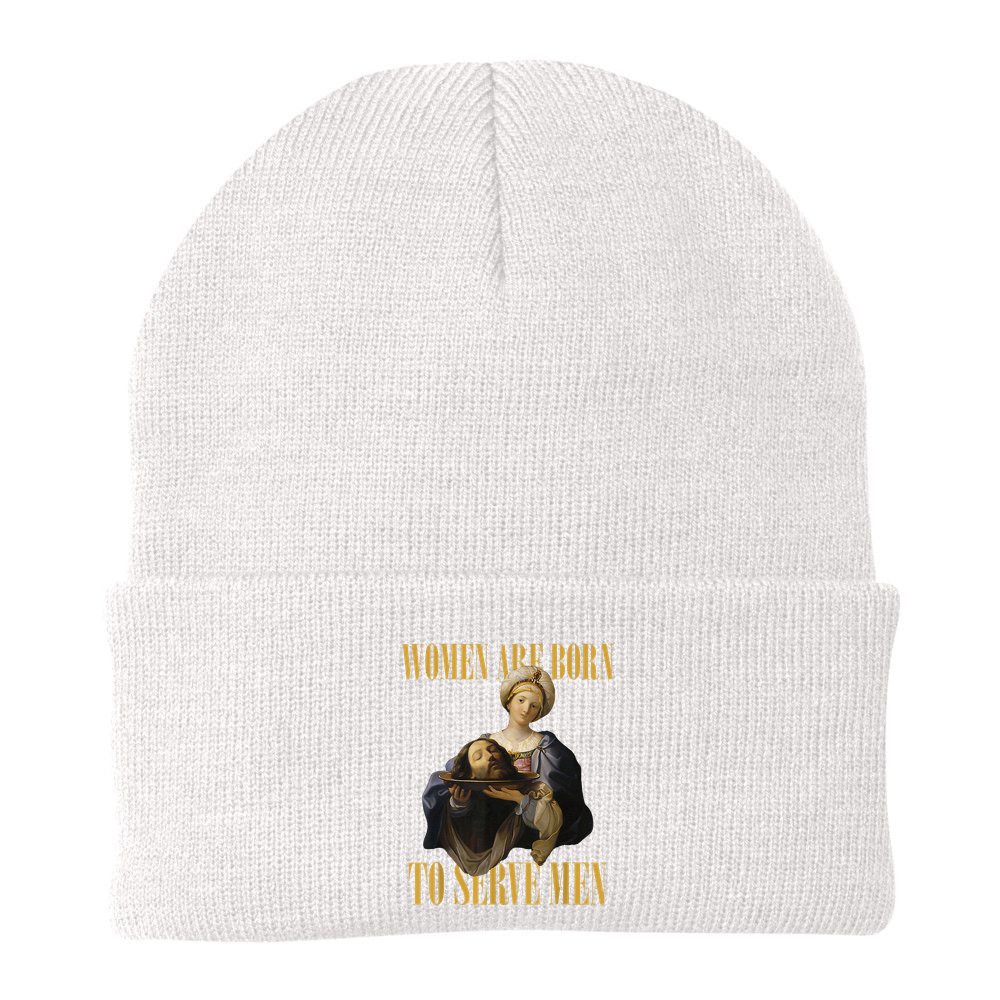 Born To Serve Christian Boss Motivational Funny Beanie