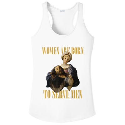 Born To Serve Christian Boss Motivational Funny Ladies PosiCharge Competitor Racerback Tank