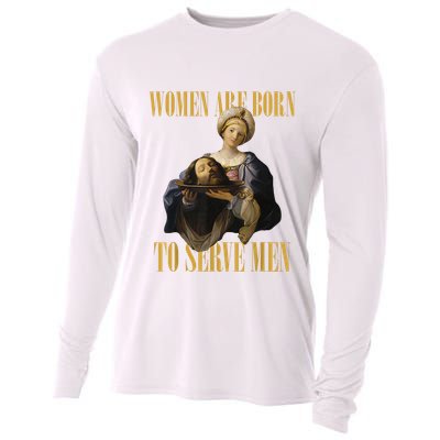 Born To Serve Christian Boss Motivational Funny Cooling Performance Long Sleeve Crew