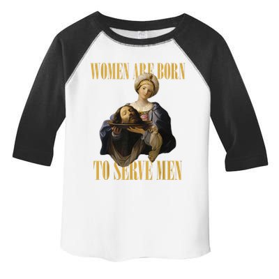 Born To Serve Christian Boss Motivational Funny Toddler Fine Jersey T-Shirt