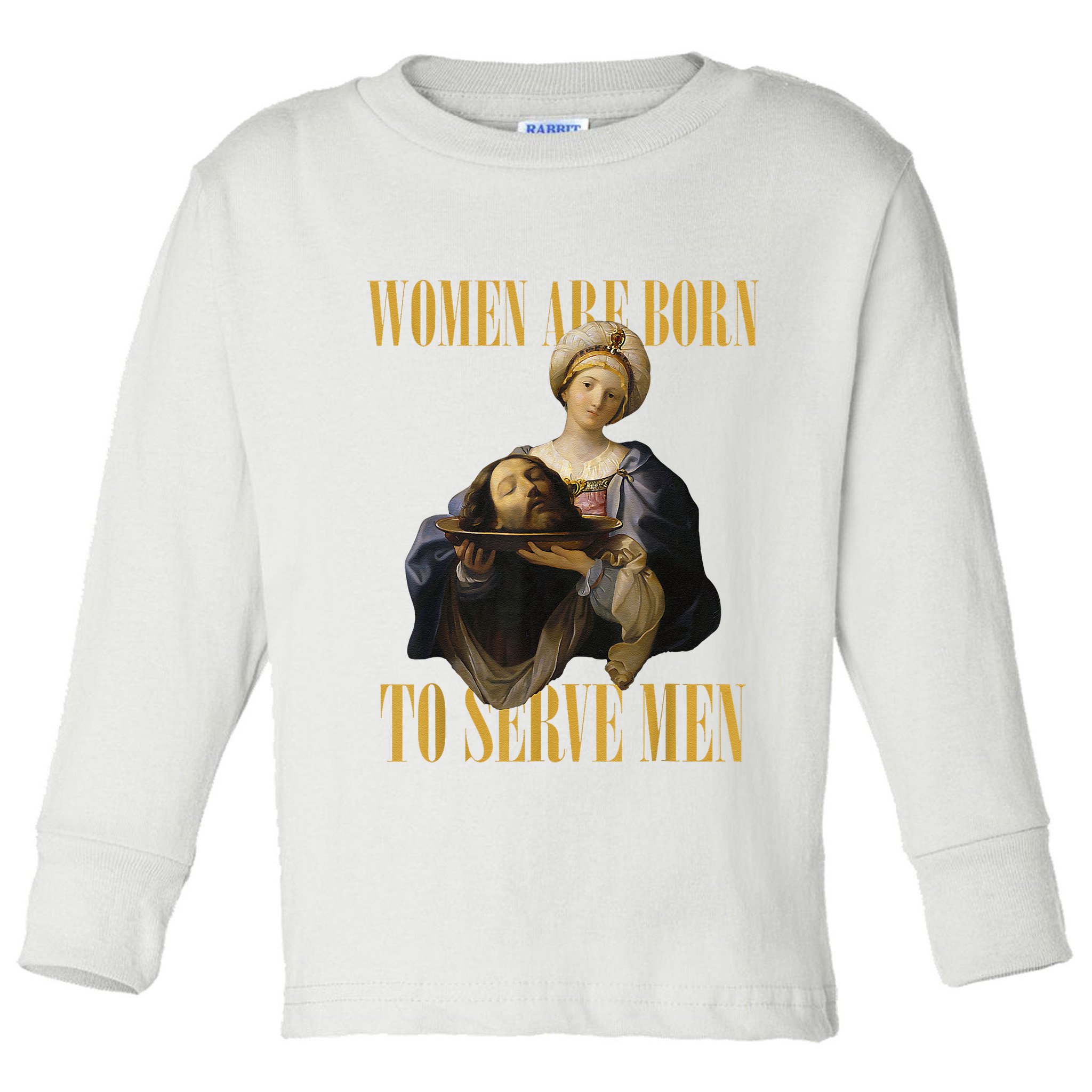 Born To Serve Christian Boss Motivational Funny Toddler Long Sleeve Shirt