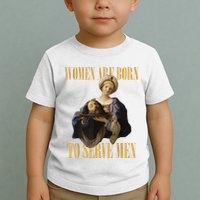 Born To Serve Christian Boss Motivational Funny Toddler T-Shirt