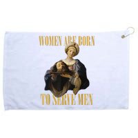 Born To Serve Christian Boss Motivational Funny Grommeted Golf Towel