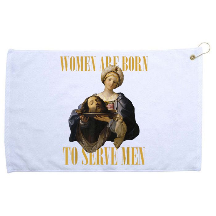 Born To Serve Christian Boss Motivational Funny Grommeted Golf Towel