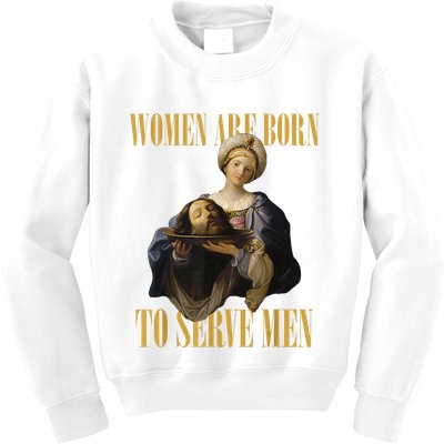 Born To Serve Christian Boss Motivational Funny Kids Sweatshirt