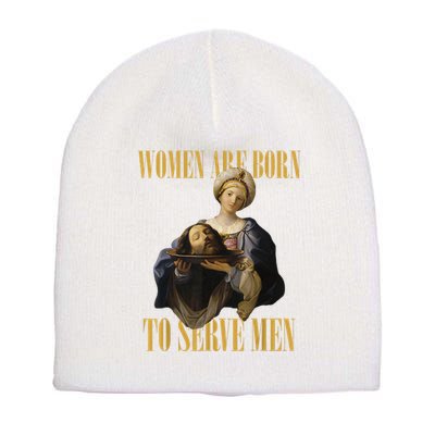 Born To Serve Christian Boss Motivational Funny Short Acrylic Beanie