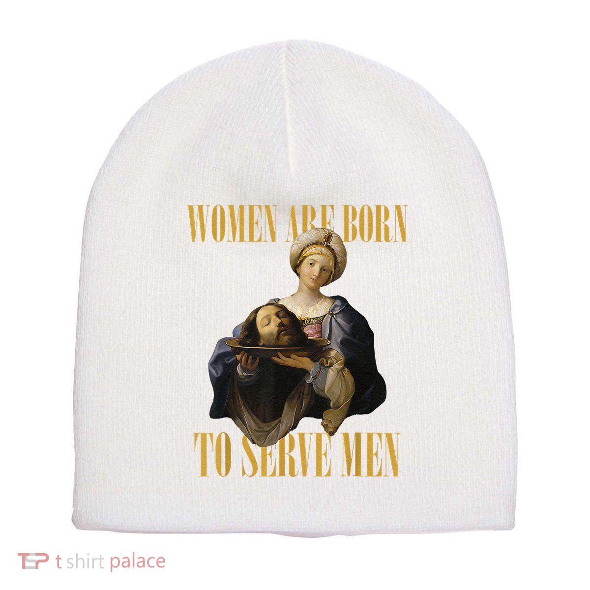 Born To Serve Christian Boss Motivational Funny Short Acrylic Beanie