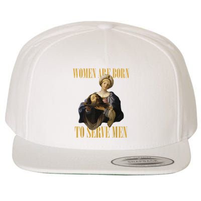 Born To Serve Christian Boss Motivational Funny Wool Snapback Cap