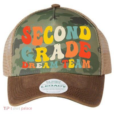 Back To School 2nd Grade Dream Team Teacher Second Grade Legacy Tie Dye Trucker Hat