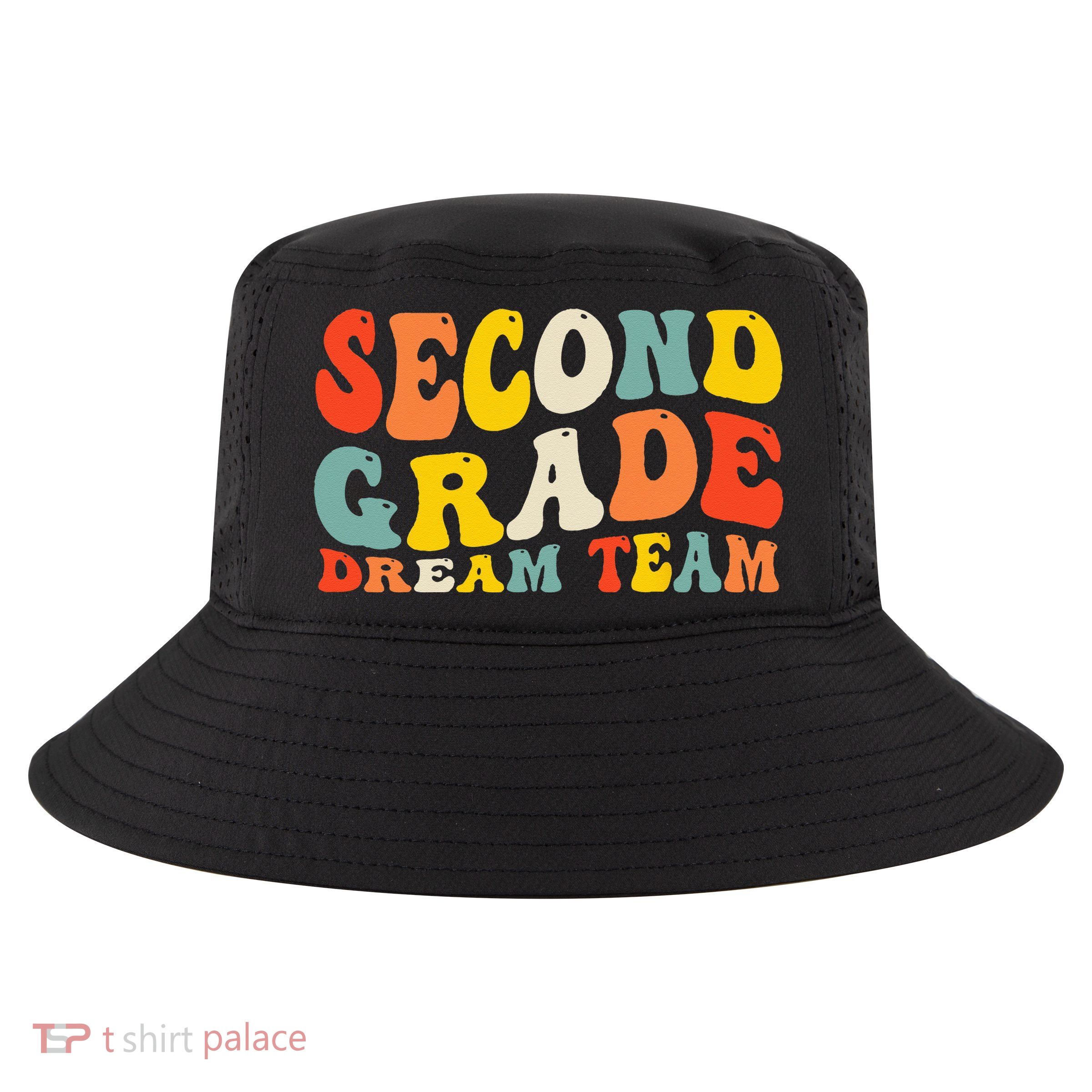 Back To School 2nd Grade Dream Team Teacher Second Grade Cool Comfort Performance Bucket Hat
