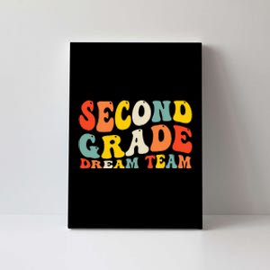 Back To School 2nd Grade Dream Team Teacher Second Grade Canvas