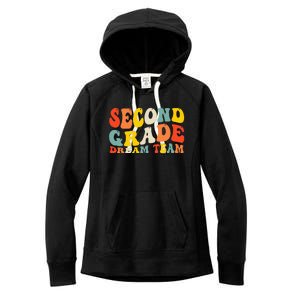 Back To School 2nd Grade Dream Team Teacher Second Grade Women's Fleece Hoodie