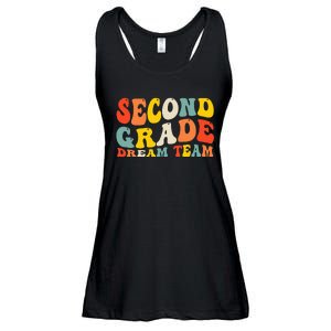 Back To School 2nd Grade Dream Team Teacher Second Grade Ladies Essential Flowy Tank