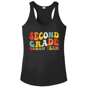 Back To School 2nd Grade Dream Team Teacher Second Grade Ladies PosiCharge Competitor Racerback Tank