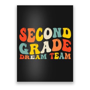 Back To School 2nd Grade Dream Team Teacher Second Grade Poster