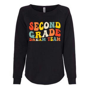 Back To School 2nd Grade Dream Team Teacher Second Grade Womens California Wash Sweatshirt