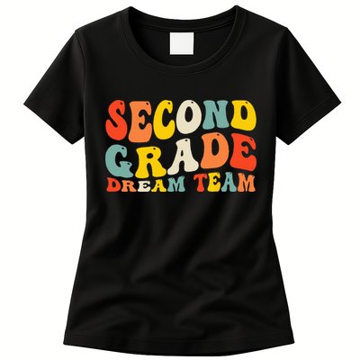 Back To School 2nd Grade Dream Team Teacher Second Grade Womens T-Shirt