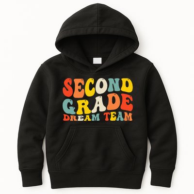 Back To School 2nd Grade Dream Team Teacher Second Grade Kids Hoodie