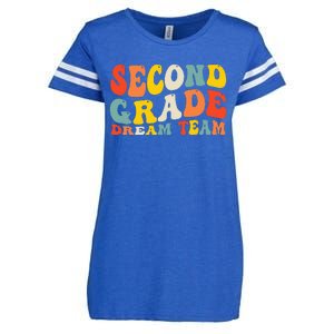 Back To School 2nd Grade Dream Team Teacher Second Grade Enza Ladies Jersey Football T-Shirt