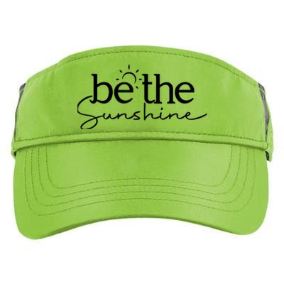 Be The Sunshine Retro Beach Vacation Summer Quote Wo Gift Adult Drive Performance Visor