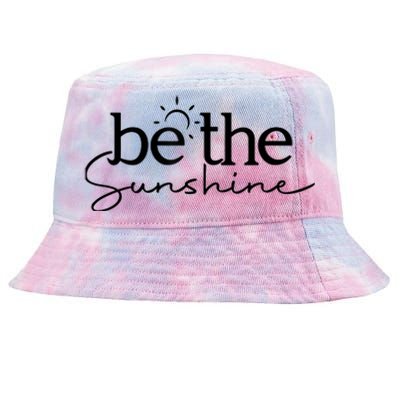 Be The Sunshine Retro Beach Vacation Summer Quote Wo Gift Tie-Dyed Bucket Hat