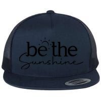 Be The Sunshine Retro Beach Vacation Summer Quote Wo Gift Flat Bill Trucker Hat