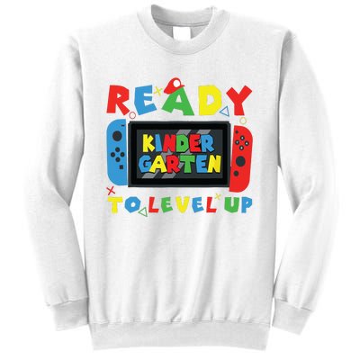 Back To School Kindergarten Ready To Level Up Gamer Sweatshirt