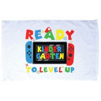 Back To School Kindergarten Ready To Level Up Gamer Microfiber Hand Towel