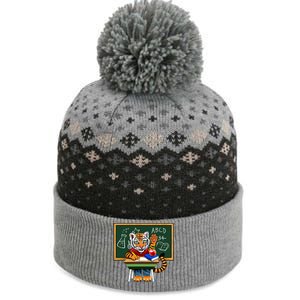 Back To School Tiger The Baniff Cuffed Pom Beanie