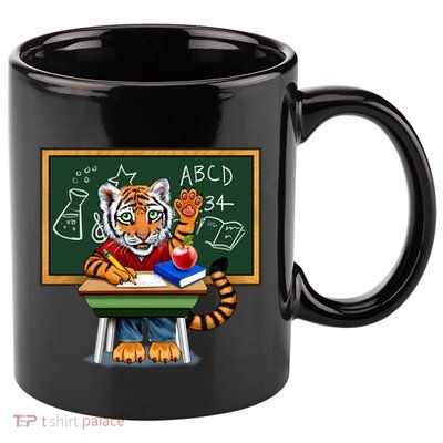 Back To School Tiger 11oz C Handle Ceramic Mug