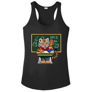 Back To School Tiger Ladies PosiCharge Competitor Racerback Tank