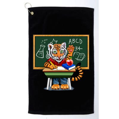 Back To School Tiger Golf Towel