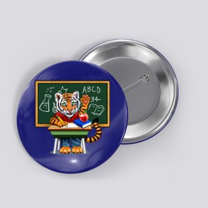 Back To School Tiger Button