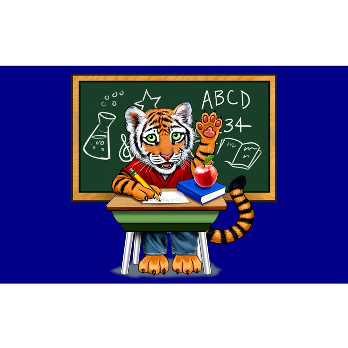 Back To School Tiger Bumper Sticker