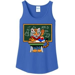 Back To School Tiger Ladies Essential Tank