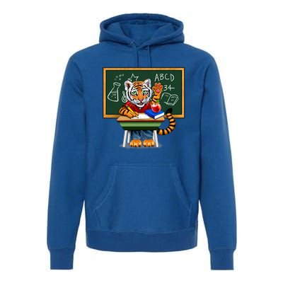 Back To School Tiger Premium Hoodie