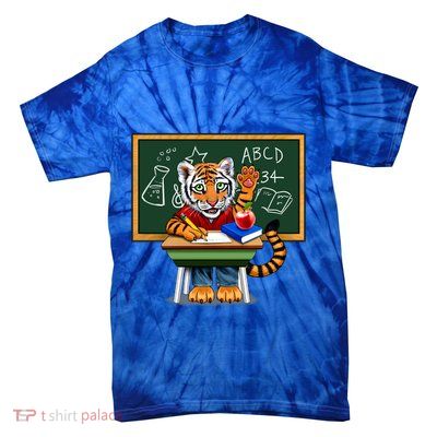 Back To School Tiger Tie-Dye T-Shirt