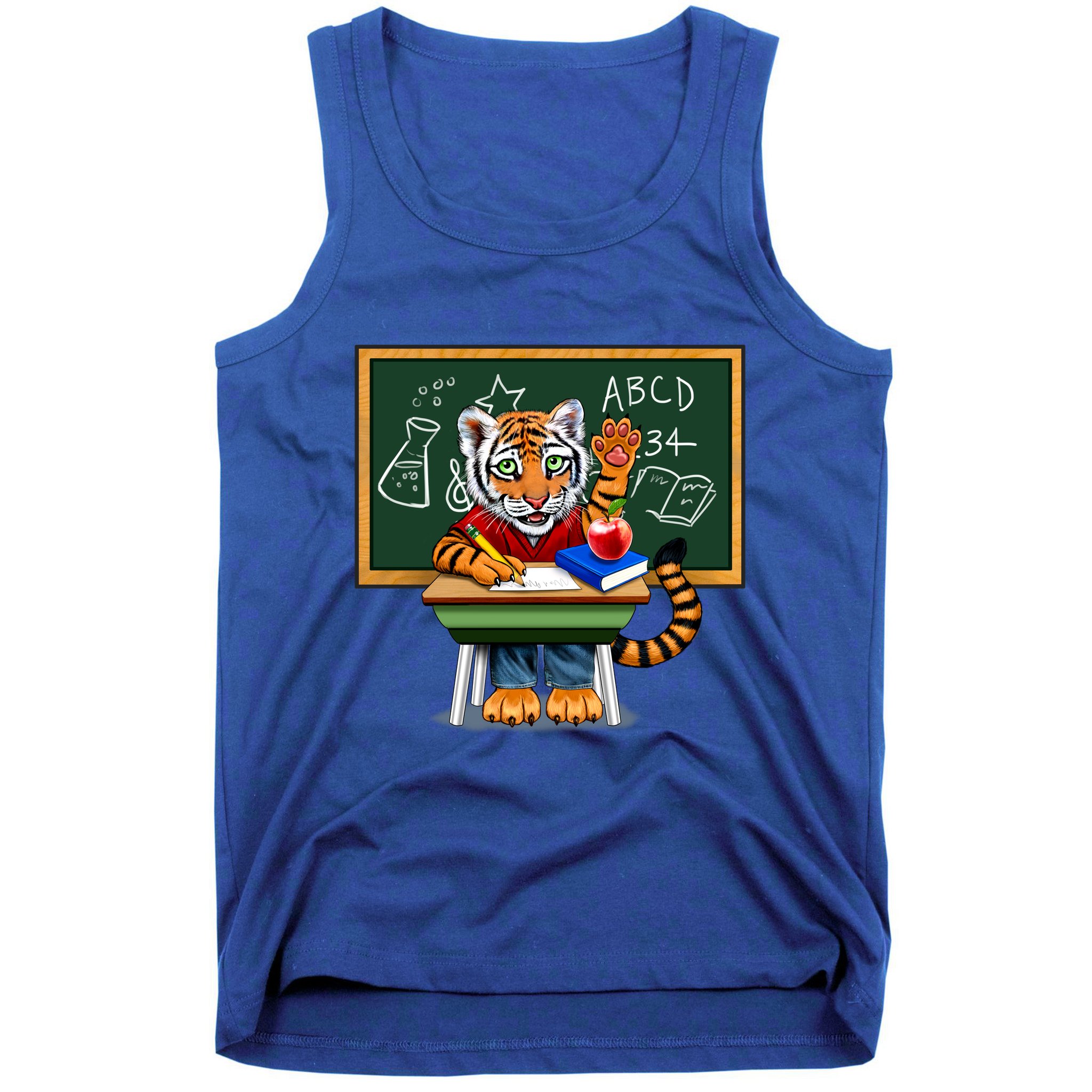 Back To School Tiger Tank Top