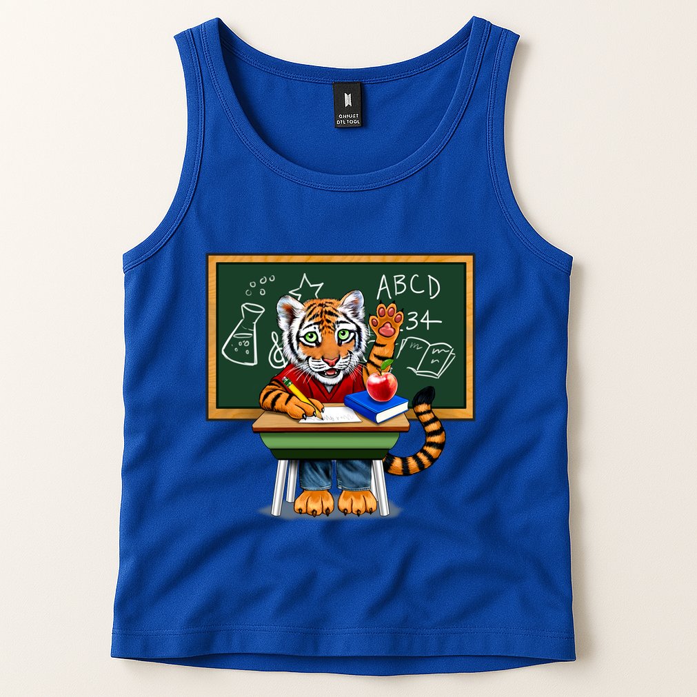 Back To School Tiger Tank Top