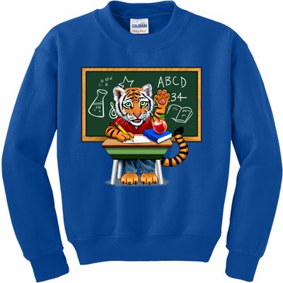 Back To School Tiger Kids Sweatshirt