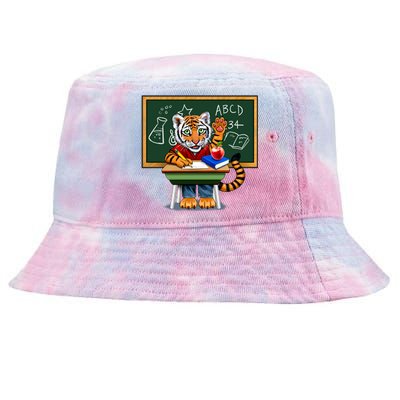 Back To School Tiger Tie-Dyed Bucket Hat