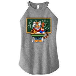 Back To School Tiger Women's Perfect Tri Rocker Tank