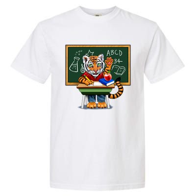 Back To School Tiger Garment-Dyed Heavyweight T-Shirt