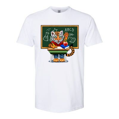 Back To School Tiger Softstyle® CVC T-Shirt