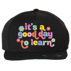 Back To School Motivational It's A Good Day To Learn Teacher Wool Snapback Cap