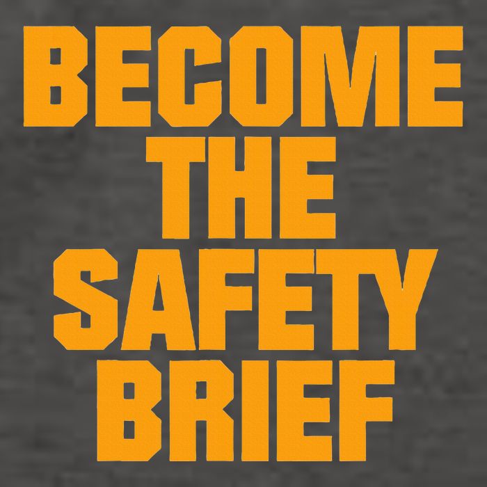 Become The Safety Brief Vector Backpack