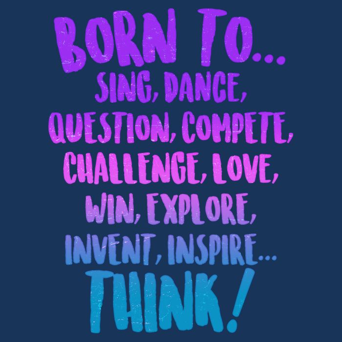 Born To Sing Dance Think Flatbill Hat