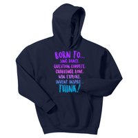 Born To Sing Dance Think Kids Hoodie