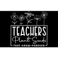 Back To School Teachers Plant Seeds That Grow Forever Women Bumper Sticker