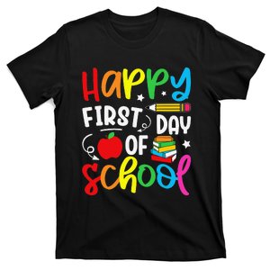 Back To School Happy First Day Of School Teacher Student T-Shirt